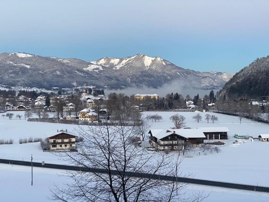 Schoene Ferienwohnung Mit Wolfgangseeblick Strobl Exterior photo